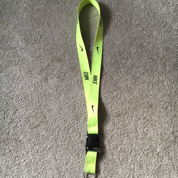 yellow nike lanyard